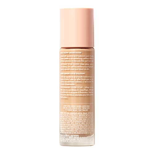 e.l.f. Halo Glow Liquid Filter, Illuminating Liquid Glow Booster For A Radiant Complexion, Infused With Hyaluronic Acid, 2 Fair- Light