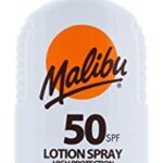 Malibu Sun SPF 50 Lotion Spray, High Protection Sun Cream, Water Resistant, Vitamin Enriched, 200ml