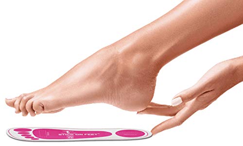 Economy Pack of 60 Pairs (120 Feet) of Disposable Sticky Feet for Airbrush Sunless Tanning