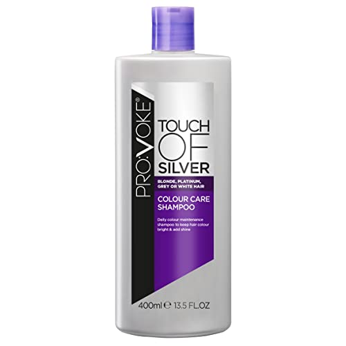 PROVOKE Touch Of Silver Colour Care Shampoo 200ml, Daily Colour Protect Shampoo, Prolongs Colour & Adds Shine