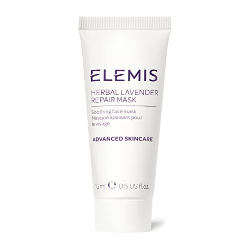 ELEMIS Herbal Lavender Repair Mask, Soothing Face Mask Formulated with Kaolin, Rosemary, Thyme and Lavender, Purifying Face Mask, Decongests Comp