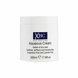 XBC, Xpel Aqueous Body Cream Jar, fragrance free, 500 ml