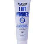 Noughty 97% Natural 1 Hit Wonder Co-Wash Non Foaming 2 in 1 Shampoo and Conditioner With Sweet Almond Oil and Castor Oil, Sulphate Free Vegan Hai