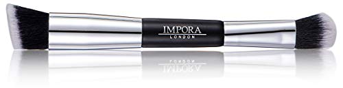 Foundation Makeup Brush - Buffing, Blending, Highlight, Contouring. Contour Brush for use with Cream, Powder, Blush, Liquid Foundation, Concealer