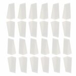 24pcs Nail Art Sponges Make Up Wedges Triangle Shape Cosmetic Wedges Foundation Beauty Tool