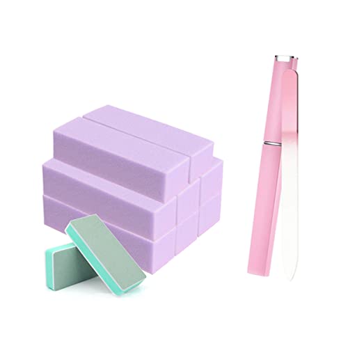 Nail Buffer Block for Natural Nails,Nail Files for Nails Professional Salon,Nail Buffer Block for Gel Natural Acrylic Nails,Nail Manicure Care Ki