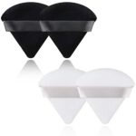 OBSGUMU 4pcs Triangle Powder Puff, Reusable Triangle Sponges for women, Powder Puffs for Pressed Powder, Loose Powder, Cosmetic, Face Foundation
