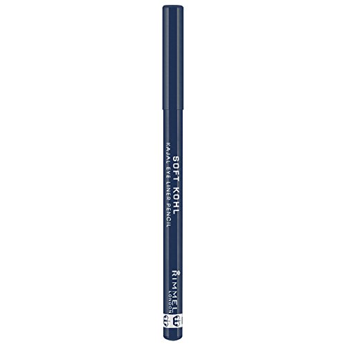 Rimmel Soft Kohl Kajal Professional Eyeliner Pencil, Denim Blue, 1.2 grams