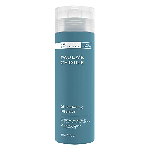 Paula's Choice SKIN BALANCING Oil Reducing Cleanser - Facial Foaming Cleanser Fights Blackheads & Pores - Make Up Remover & Face Wash with Aloe V