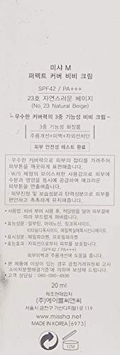 Missha M Perfect Cover BB Cream No.23 Natural Beige 20ml