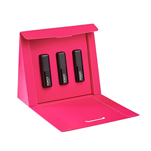 KIKO Milano Smart Fusion Lipstick Kit 02 | Lip Kit With 3 Radiant-Finish Lipsticks
