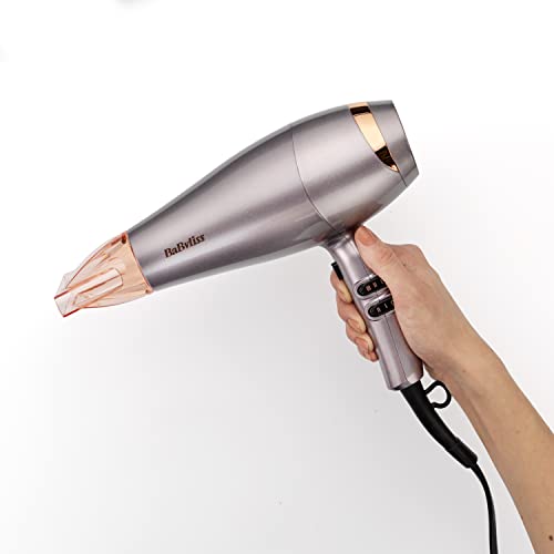 BaByliss Elegance 2100 W Hair Dryer, Ionic, Lightweight, Smooth Fast Drying, Cool shot , Amazon Exclusive