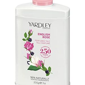 Yardley London English Rose Perfumed Talc for Her, 200 g