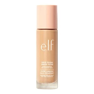 e.l.f. Halo Glow Liquid Filter, Illuminating Liquid Glow Booster For A Radiant Complexion, Infused With Hyaluronic Acid, 2 Fair- Light