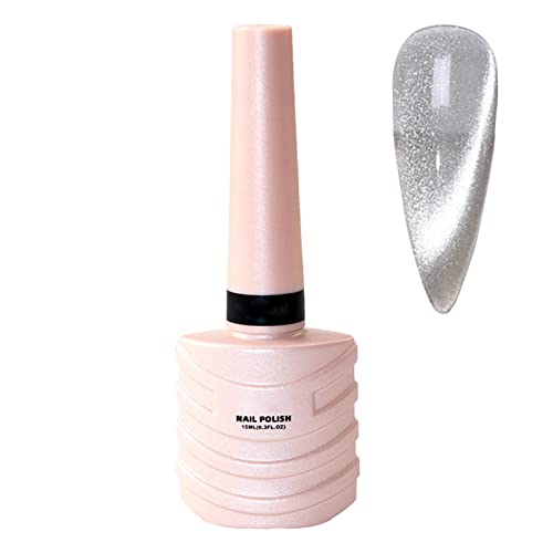 Gel Nail Polish, Gel Nail Kit With Magnet Glitter Gel Polish, Pearl Shell Reflective Sparkle Shiny Clear Pastel Cat Eye UV Gel Nail Polish Set Us