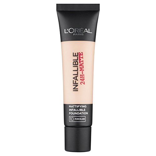 L'Oreal Paris Cover Liquid Foundation, With 4% Niacinamide, Long Lasting, Natural Finish, Available in 20 Shades, SPF 25, Infallible 32H Matte Co