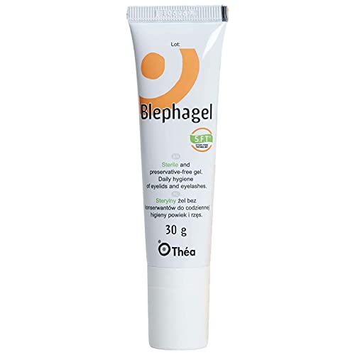 Blephagel Daily Eyelid Cleansing Gel | Gentle Cleanser to Refresh and Soothe Sensitive Eyelids | Preservative-Free and Hypoallergenic Formula | P
