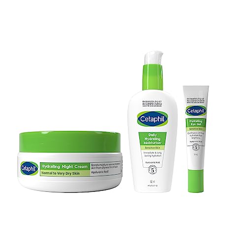 Cetaphil Daily Hydrating Face Moisturiser, 88ml, For Sensitive Skin, With Hyaluronic Acid
