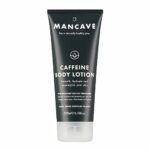 ManCave Caffeine Body Lotion 200ml for Men, Revives Dry and Dull Skin with Caffeine, Shea Butter and Olive Oil, Natural Formulation, Dermatologic