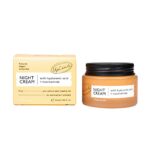 UpCircle Night Cream with Hyaluronic Acid + Niacinamide 55ml - Nourishing and Unscented for Sensitive Skin Anti-Ageing Properties - Vegan Cruelty
