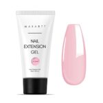 Makartt Poly Nail Gel, Nail Extension Gel 50ML, Builder Gel Nail Extension White Pink Clear Rosy for Technician Starter DIY Salon (Natural Pink)