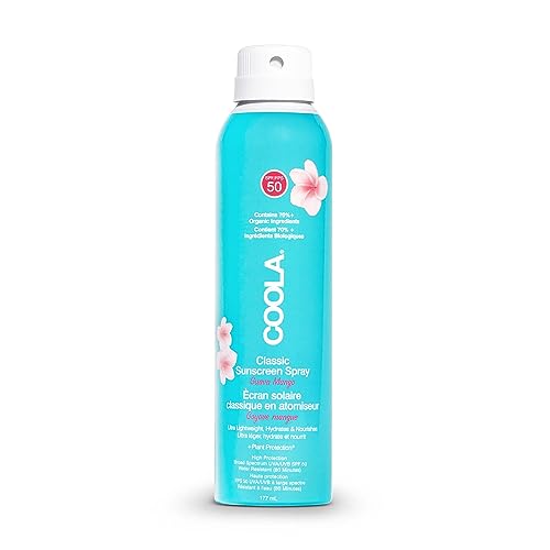 Coola Classic Body Sun Cream Spray, Broad Spectrum UVA/UVB Protection Sunscreen