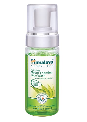 Himalaya Herbals Neem Face Wash Foam with Turmeric Extract, 150 ml
