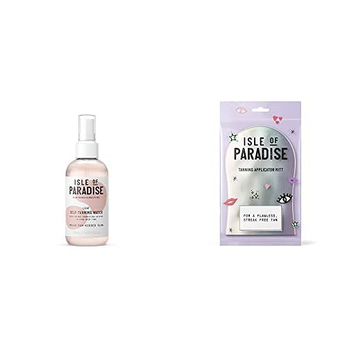 Isle of Paradise Self Tan Water Light (200 ml) Hydrating Self Tanning Water Natural Ingredients & Vegan