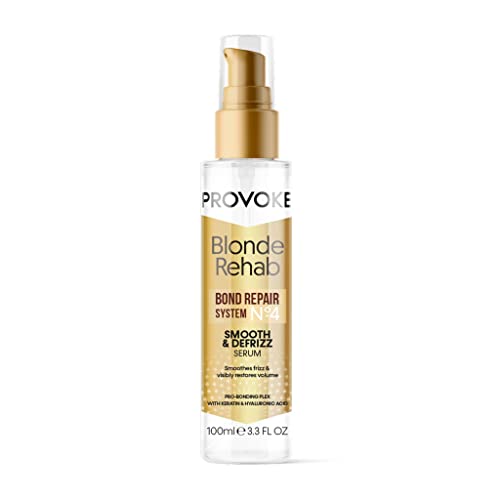 PRO:VOKE Blonde Rehab N0'4 Smooth and Defrizz Bond Repair Hair Serum 100 ml, smoothes frizz and restores volume in 1 wash with Pro Bonding Comple