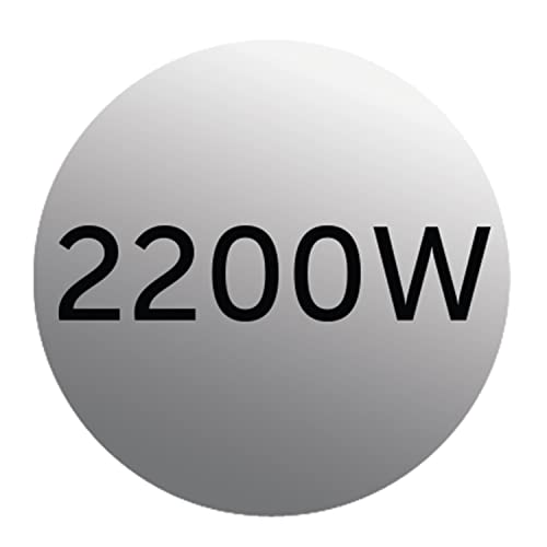 Remington D3198 Ionic Conditioning Hair Dryer for Frizz Free Styling with Diffuser and Concentrator Attachments, 2200 W - Black