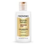 PROVOKE Blonde Rehab N0'1 Hair Perfector Repair Treatment 150ml, rebuilds bonds and repairs damage in 1 wash with a Pro Bonding Complex, Keratin