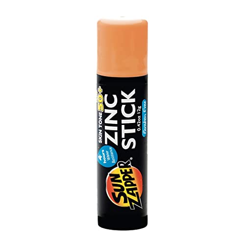 Sun Zapper Zinc Sun Stick - (Light Skin Tone) Sunblock Sticks for Face SPF 50 Mineral Sunscreen - Sun Zapper Australian Natural Sunscreen