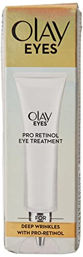 Olay Eyes Pro-Retinol Anti Aging Eye Cream Treatment 15ml, with Pro-Retinol & Pentapeptides, For Deep Wrinkles