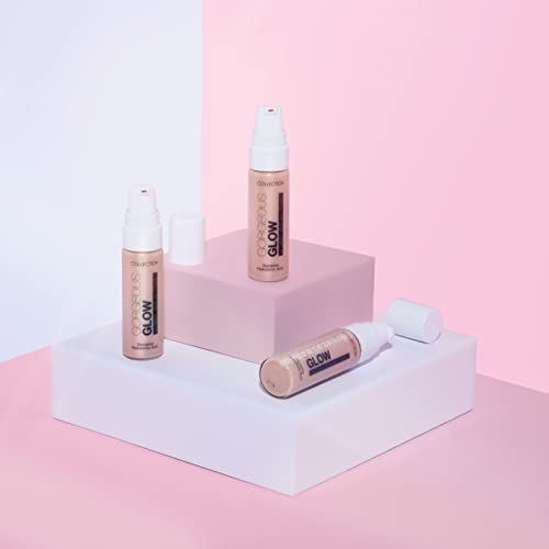 Collection Cosmetics Gorgeous Glow Glossy Primer Serum Elixir, Primes and Hydrates, 15ml