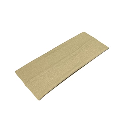 WESTEND CHOICE 9cm Wide Headbands Soft Head Band Plain Stretchy Unisex Kylie headband Bandeau Headbands for Women & Men Gym Yoga Hair Band (Black