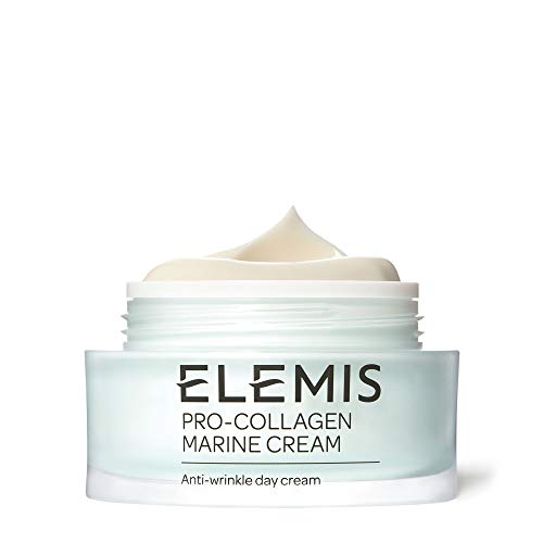 ELEMIS Pro-Collagen Marine Cream, Anti-Wrinkle Daily Face Moisturising Lotion, Hydrating Ultra-Light Gel-Cream Day Moisturiser Leaves Skin Smooth