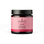 Sukin Rosehip Hydrating Day Cream 120ml - high in Vitamin C & Antioxidants; cruelty free & vegan friendly - help relieve dehydrated skin and prev