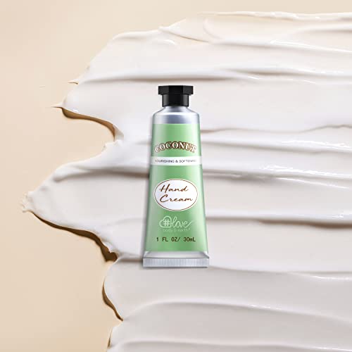 Shea Butter Hand Cream Set- Body & Earth Love Pack of 6 Advanced Repair Hand Cream for Rough&Dry Hands, Non-greasy 6 Plant Fragrances, Birthday G