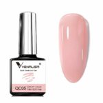 VENALISA Bulider Gel Quick Construction Base Gel Strengthener Gel Nail Polish Nude Pink Natural Color Poly Gel for Broken Nails Repair Nails