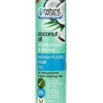 Natural World Coconut Water Hydration and Shine Weightless Hair Oil 25 ml