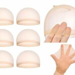 HD Wig Cap - Stocking Wig Cap Ultra Thin - 6 PCS Stretchable Wig Caps for Women, Wig caps to Hold Wig in Place, Invisible HD Wig Cap (Light Brown