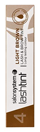 Salon System Lashtint Light Brown Lash and Brow Tint, 15 ml, 0227210