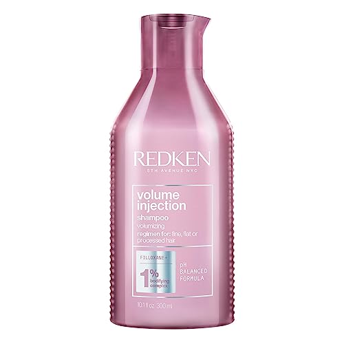 REDKEN Shampoo, For Flat/Fine Hair, Citric Acid, Adds Lift & Volume, Volume Injection, 300 ml
