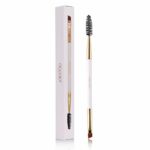 Docolor Eyebrow Brush Duo Eyebrow Spoolie 1Pc Professional Angled Eye Brow Brush Perfect for Lining and Shaping Brows, Spoolie for Brows or Lashe