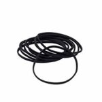 Big Hair Tools XXL Size Hair Elastics Flat - Black - 10 Pack