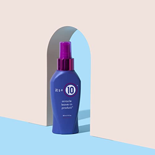It's a 10 Haircare - Miracle Leave-In Product Spray, Natural Ingredients, Smoothes & Eliminates Frizz, Restores Shine, Colour Safe, Natural Ingre