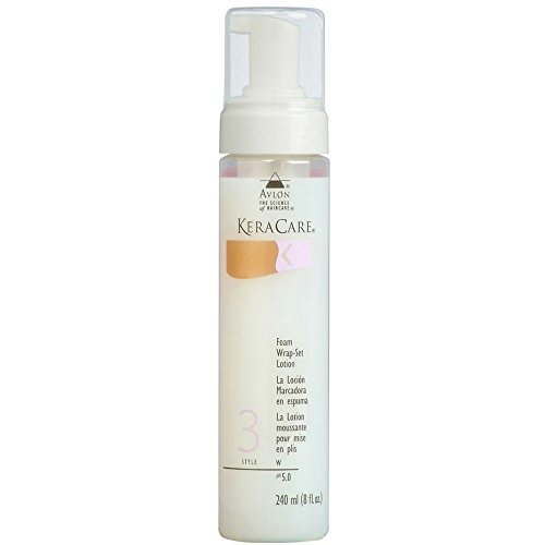 Avlon KeraCare Foam Wrap-Set Lotion, Style 3, 240 ml/8 fl. oz.