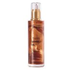 Go Ho Shimmer Body Oil,Moisturizing Light Shimmer Glow Illuminator,Non-sticky Body Luminizer Liquid Highlighter Makeup Your Skin,Smooth Liquid Sp