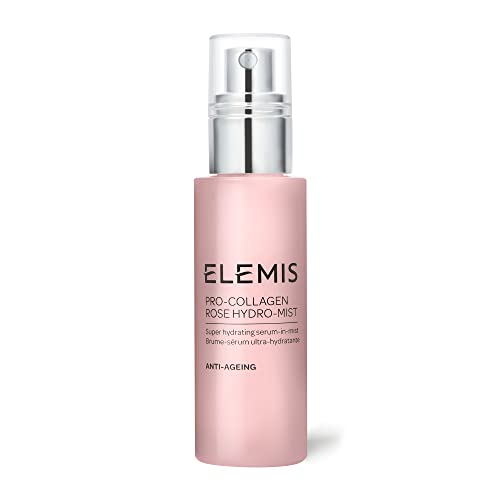 ELEMIS Pro-Collagen Rose Hydro-Mist, Refreshing Rose Face Mist to Hydrate, Sooth and Rejuvenate, Anti-Wrinkle Serum Spray for 24 Hour Hydration,