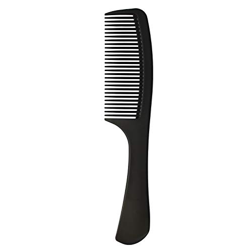 Hair Comb - a Professional Black Carbon Fibre Detangling Hair Comb by Tongtletech, Barber Comb Hairdressing Hair Styling Comb Heat Resistant Anti